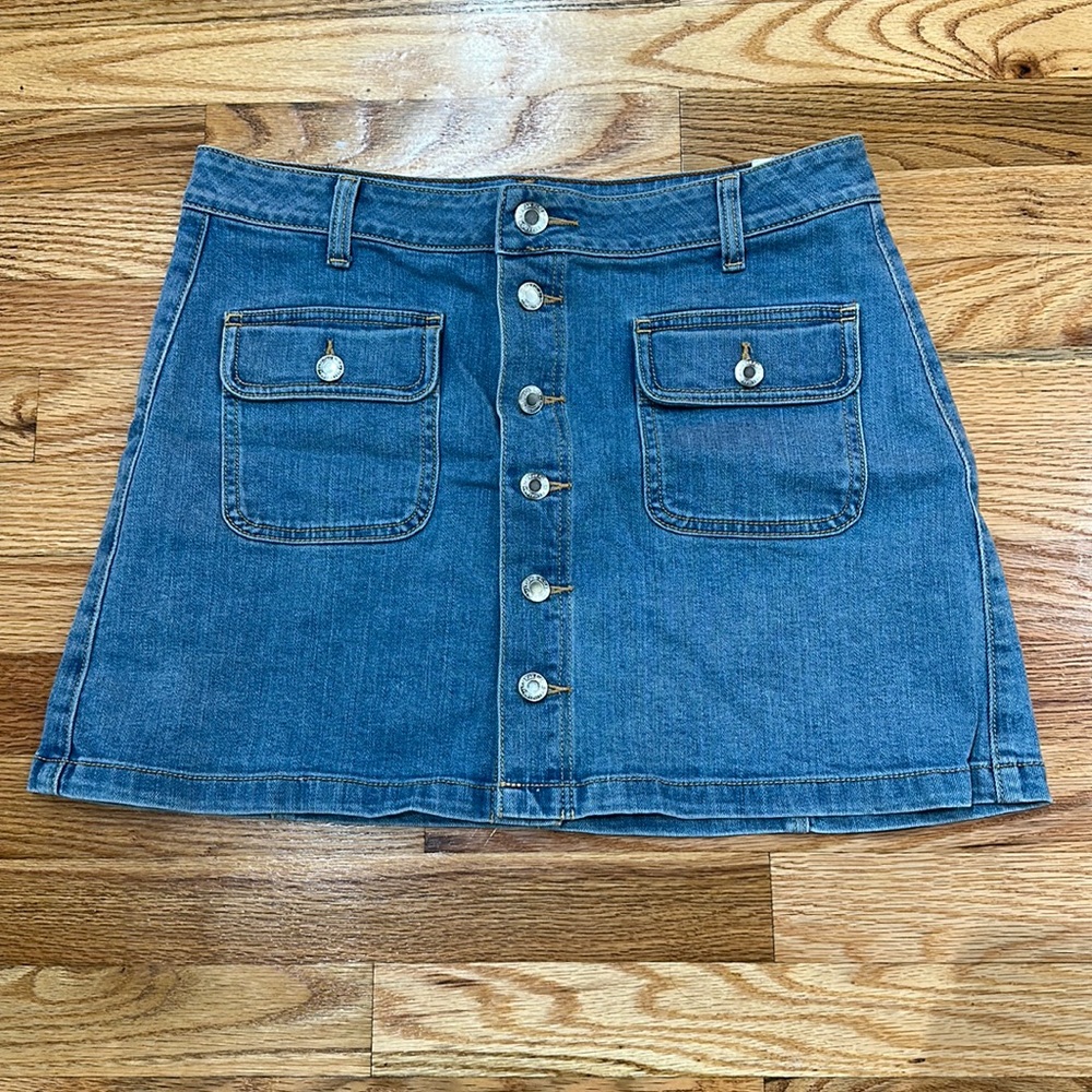 NWOT American Eagle Stretch Denim Skirt 10